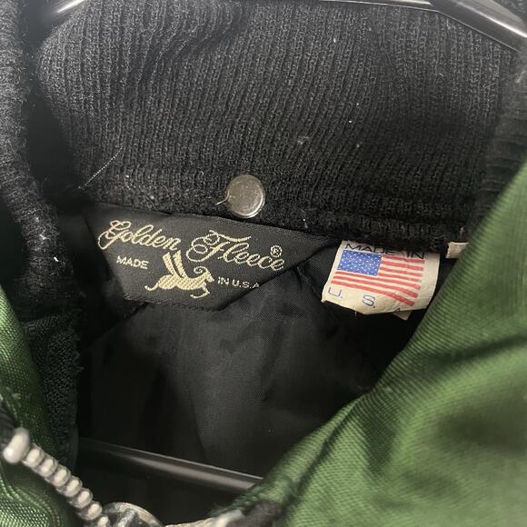 Vintage Golden Fleece Workwear Jacket Green Sz 40 USA Made Detachable Lining Y2K - Picture 4 of 12